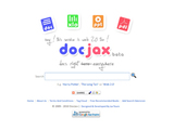專找文件檔的搜尋引擎：docjax