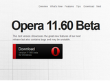 Opera 11.60 帶著「世界末日」HTML5 分析演算法提前現身