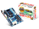 GIGABYTE 970A-UD3，前後都有 USB 3.0 的主機板