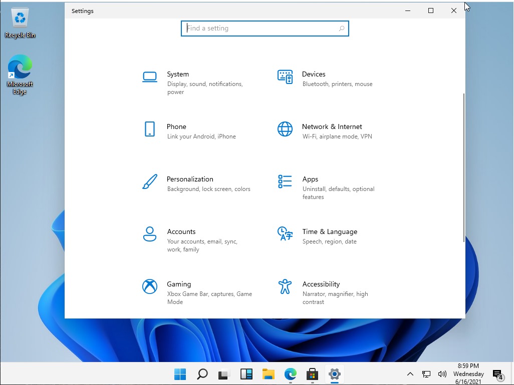 App風格的設定與功能與版面Windows 10接近。