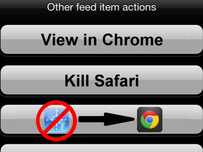 超喜歡 Chrome for  iOS ？ 取代 Safari 預設瀏覽器教學 (需 JB )