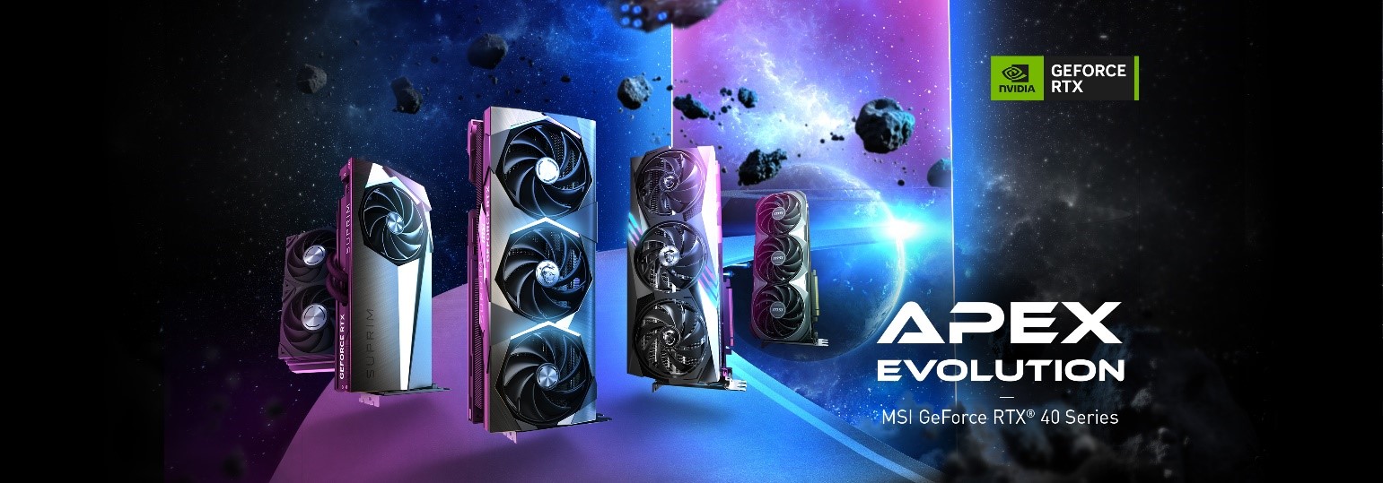 MSI 推出首款NVIDIA® GeForce RTX® 40 系列顯示卡