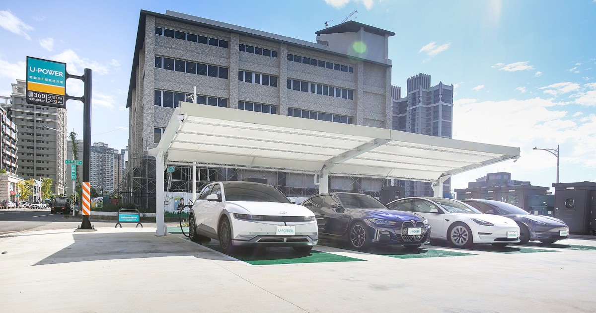 U-POWER桃園經國站360kW超高速充電正式啟用,10座高速充電站串起環島充電網路