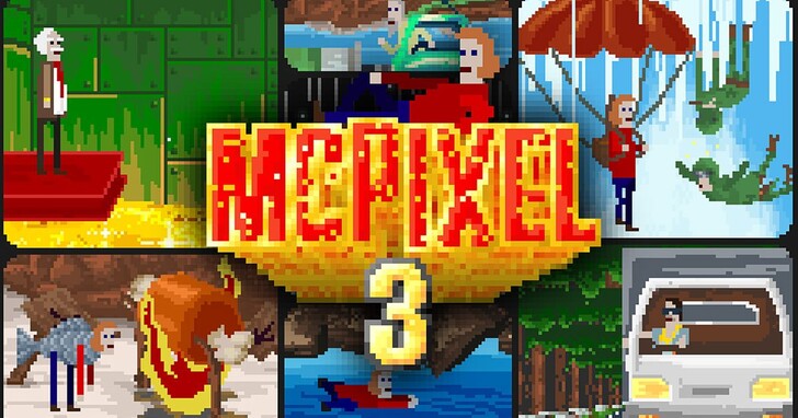 像素英雄益智解謎《McPixel 3》11/14 正式登上PC、Switch與Xbox