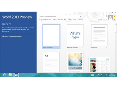 Microsoft Office Word 2013 初步體驗，亮點在哪裡？