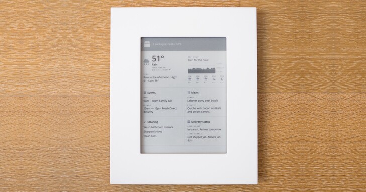 老Kindle輸入幾句命令列，變身能顯示日曆、天氣、網購包裹的智慧型顯示板