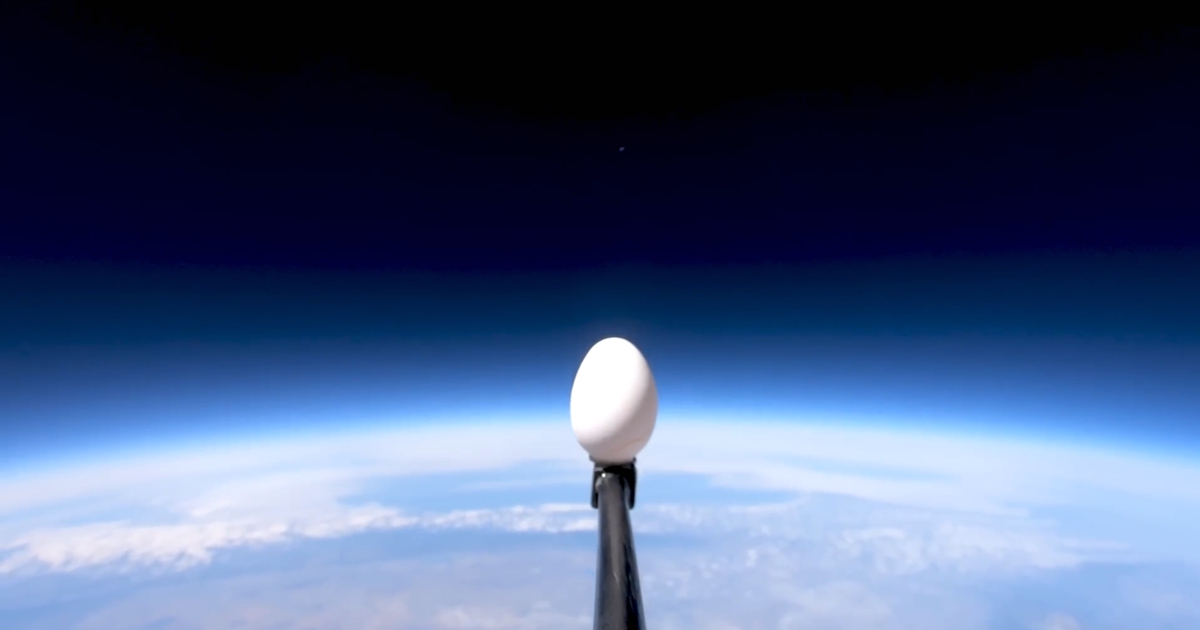 Ex-NASA Engineer Dropped Egg From 30,000 Meters Height And Egg Didn’t Break |  T Kebang