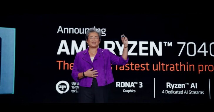 【CES 2023】AMD CEO蘇姿丰主題演講，發表多款全新行動、遊戲和AI晶片
