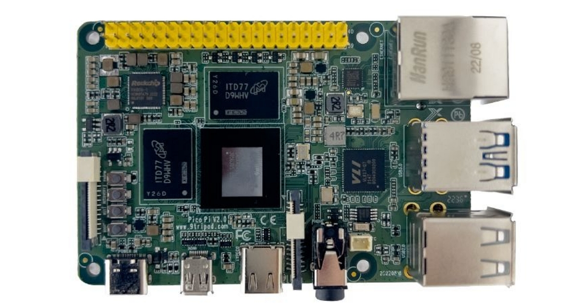 4 times the performance of Raspberry Pi 4 Model B, Pico Pi V2.0 single-board computer launched