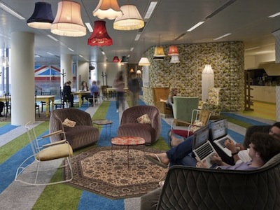 最新 Google 英國倫敦辦公室開張，這麼舒服的地方是用來上班的嗎？