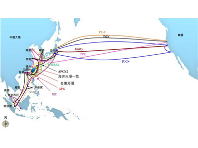 沒加入 亞洲超級光纖 中華電信表示 已參與另兩條海纜建設 條件更好 T客邦