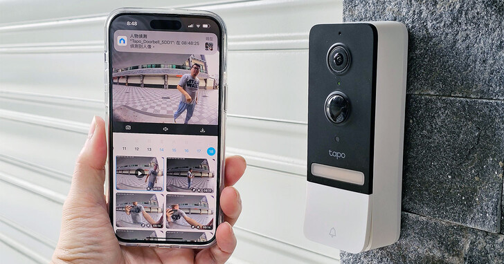 TP-Link Tapo D230S1 智慧視訊門鈴開箱實測：內建攝影機畫質優異，智慧連網讓家庭守護零時差！