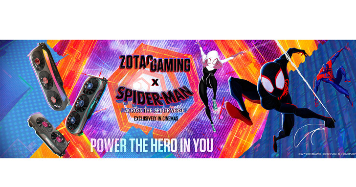 ZOTAC GAMING攜手索尼影業推出《蜘蛛人：穿越新宇宙》電影主題產品