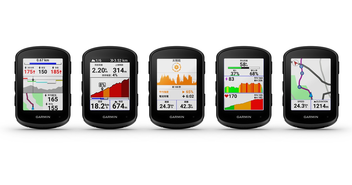 Garmin Edge 840 / Edge 540 太陽能充電自行車錶全台開賣| T客邦