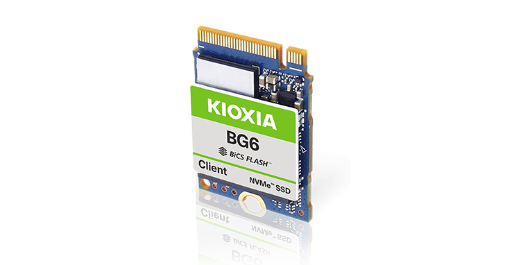 KIOXIA 鎧俠發布新一代 BG6 系列客戶級 SSD，將 PCIe® 4.0 的性能和價格優勢帶入主流市場