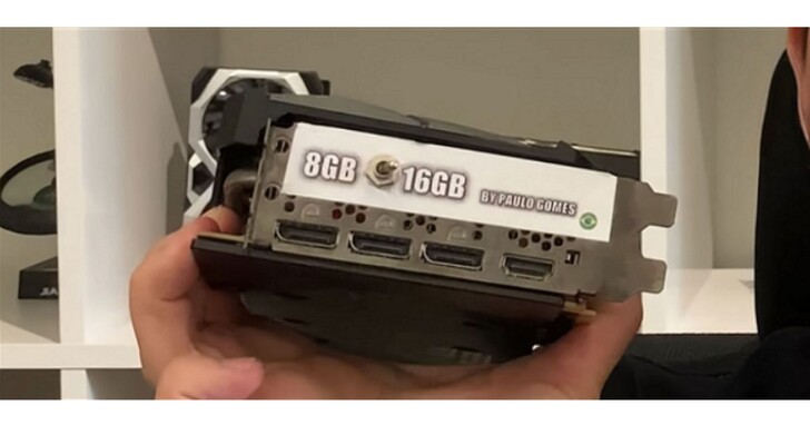 玩家神奇改造RTX 3070，一鍵切換8GB、16GB顯卡記憶體大小