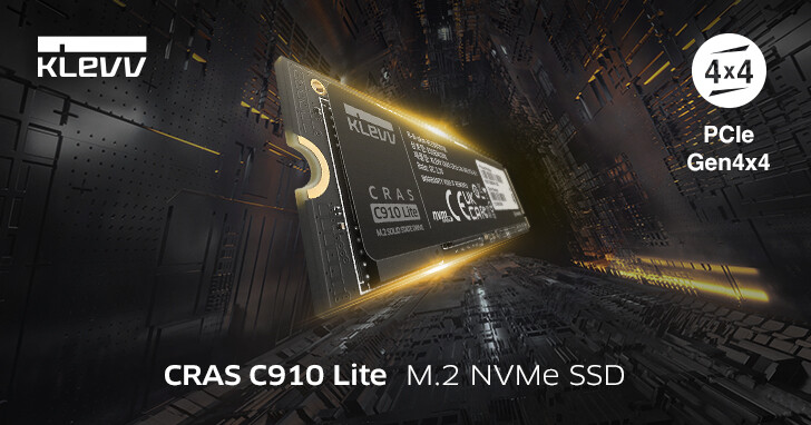 科賦發表全新的 CRAS C910 Lite M.2 NVMe 固態硬碟