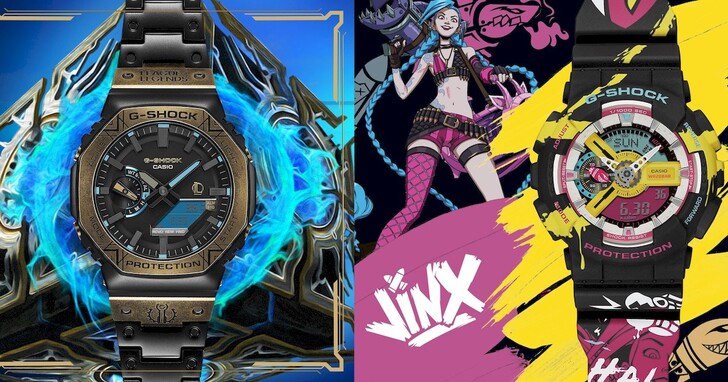 G-SHOCK 與 Riot Games 合作推出《英雄聯盟》聯名錶款，經典錶款披上全新造型，呼應遊戲世界觀