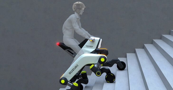 鈴木展示新一代「多功能代步車」，行動方式有如《攻殼機動隊》中的「塔奇克馬」