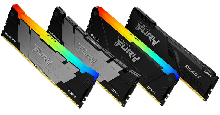 Kingston FURY DDR4記憶體嶄新外型強勢登台