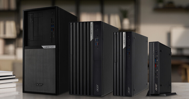 Acer商用桌上型電腦Veriton系列全新13代新機上市，兼顧穩定快速、高擴充及資安考量