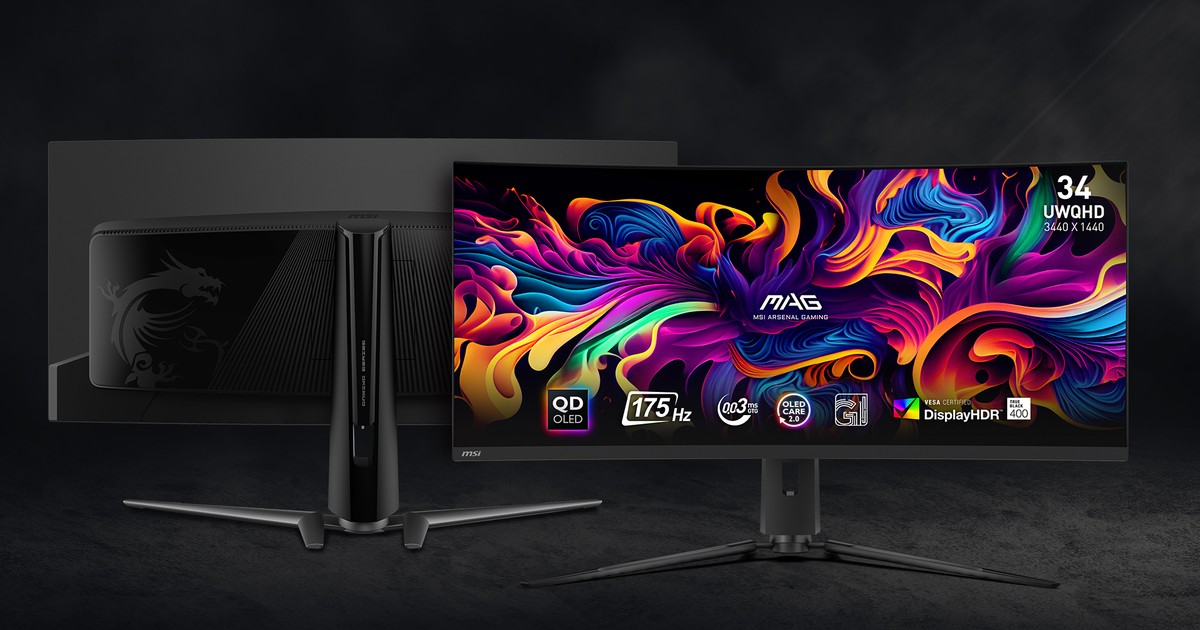 微星預告將推出 QD-OLED AI 電競顯示器,配備 QD-OLED 高階面板,提供曲面和平面多樣選擇