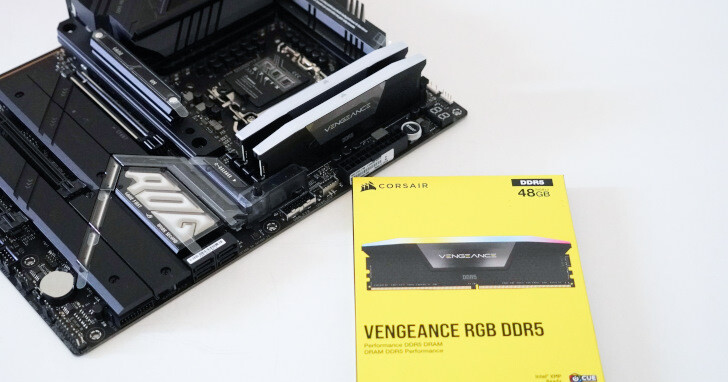 Corsair Vengeance RGB DDR5-8000記憶體效能實測，頻寬衝破115GB/s