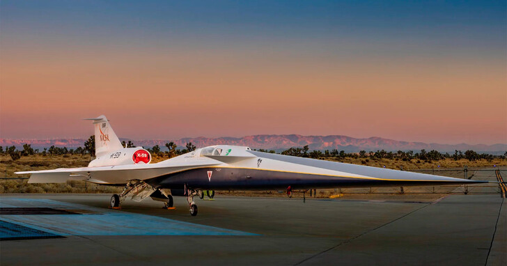 NASA 展示 X-59 靜音超音速實驗機：時速達1488公里，但聲音僅75分貝