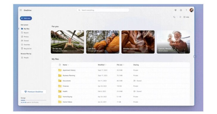 微軟宣告OneDrive全新介面要來了，設計變得更簡單讓你一眼找到需要的檔案