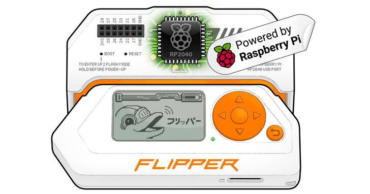 Flipper Zero 和 Raspberry Pi 合作，將Flipper Zero 變成電子遊戲的控制器