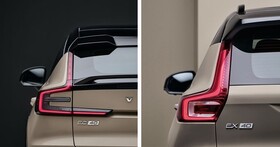 Volvo 純電車款正式更名為 EX40 和 EC40，同時提供純電及混動升級軟體
