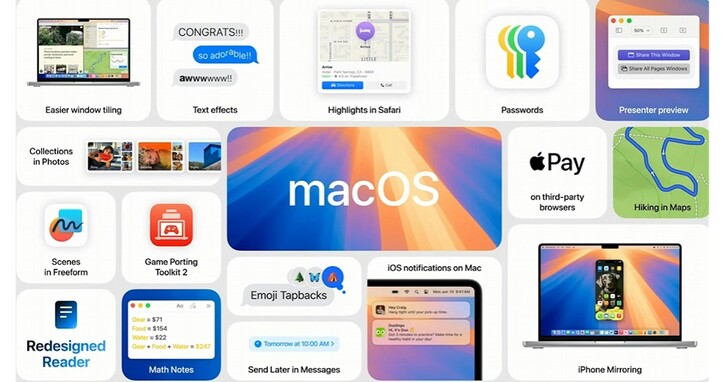 macOS Sequoia 將 iPhone 鏡像到 Mac 操作、Apple Intelligence 帶來深度 AI 應用