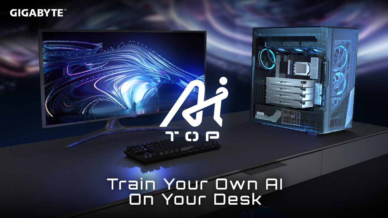 技嘉科技於 COMPUTEX 2024 發表 AI TOP 地端 AI 訓練解決方案