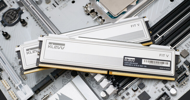 記憶體超頻也能很輕鬆：KLEVV FIT V DDR5 銀白色記憶體實測