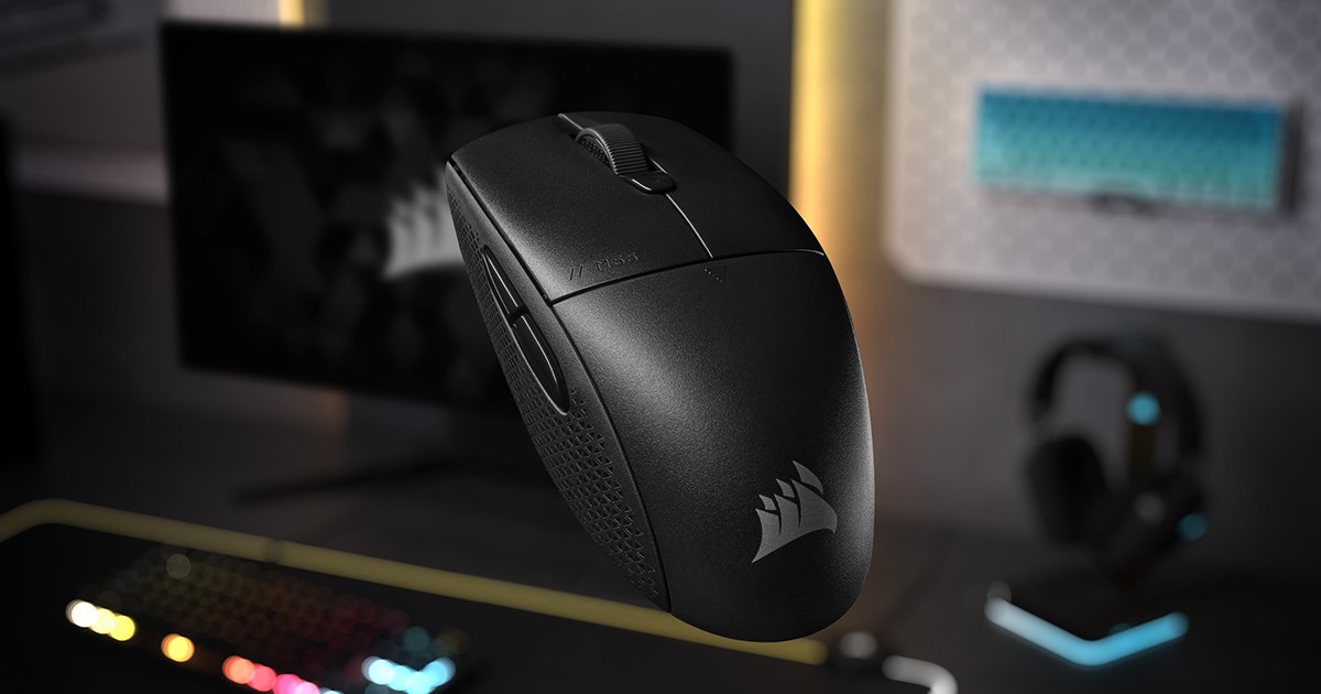 美商海盜船推出多功能 M55 和 M55 WIRELESS 電競滑鼠,採輕量化設計,最高支援 24,000DPI