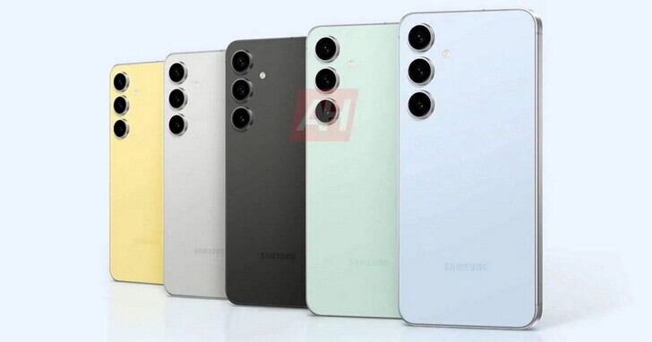 三星 Galaxy S24 FE 最新算繪圖曝光,四種配色搶先看