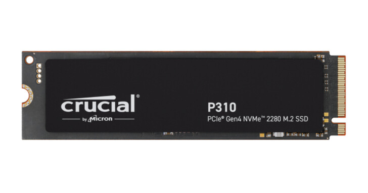 美光推出全新 Crucial P310 2280 Gen4 SSD，提供 7,100 MB/s 循序讀取速度