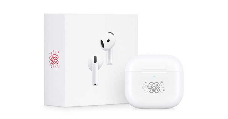 蘋果蛇年特別款 AirPods 4 在台開賣！支援主動式降噪功能，售價 5,990 元