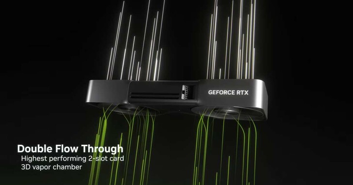 NVIDIA GeForce RTX 50系列創始版 Double Flow Through散熱方案拆解：雙風扇、雙散熱、600W