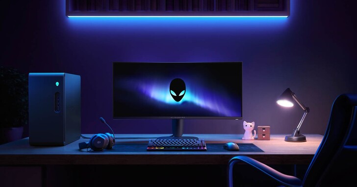 戴爾發表全新 Alienware QD-OLED 電競顯示器，同步推出多款專業與娛樂螢幕