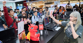 人氣實況主與玩家一同體驗全新世代 MSI GeForce RTX? 50 系列筆電，Lucky AI 智慧店長首度亮相