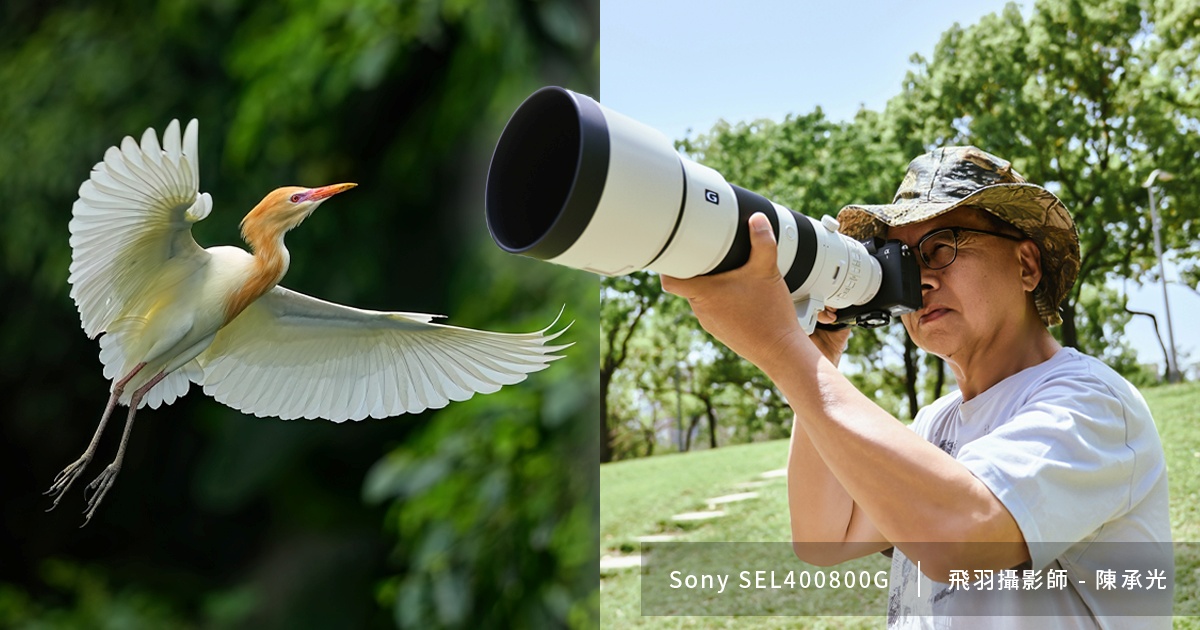 從新手到進階玩家都適用!飛羽攝影師 陳承光以實戰驗證 Sony SEL400800G 的全方位表現