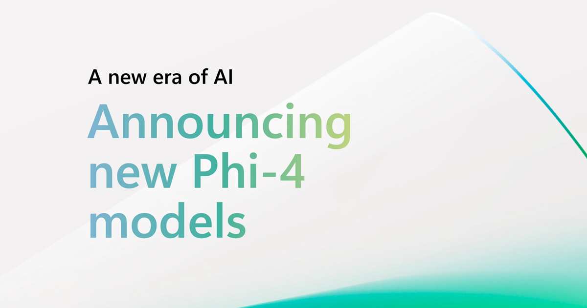 微軟發表 Phi 4 系列「開放式」AI 模型,主打小巧推理力強