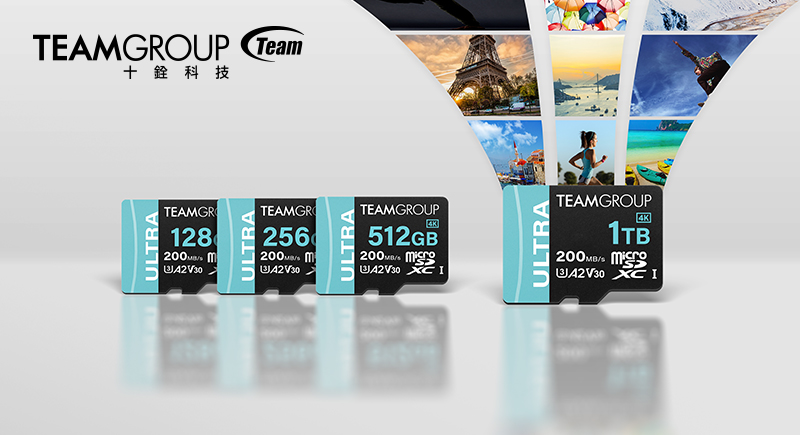 十銓科技推出 TEAMGROUP ULTRA MicroSDXC A2 V30 記憶卡 高速行動存取體驗 儲存各類珍貴資料