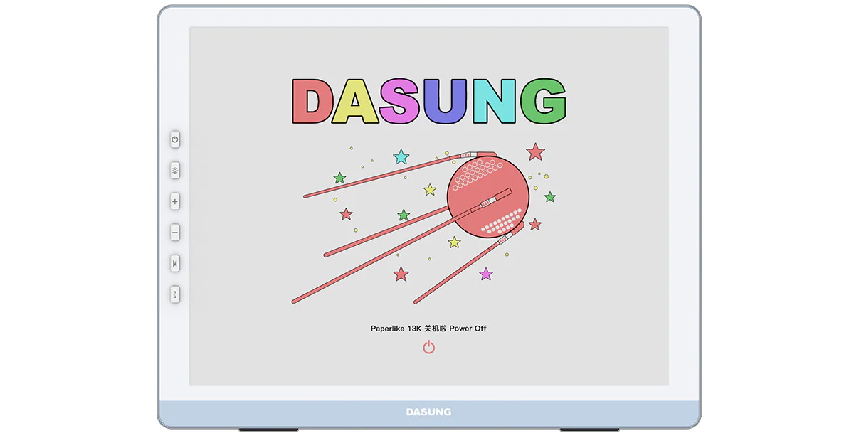 DASUNG推出Paperlike 13K彩色電子紙螢幕,13.3吋更新頻率達37 Hz