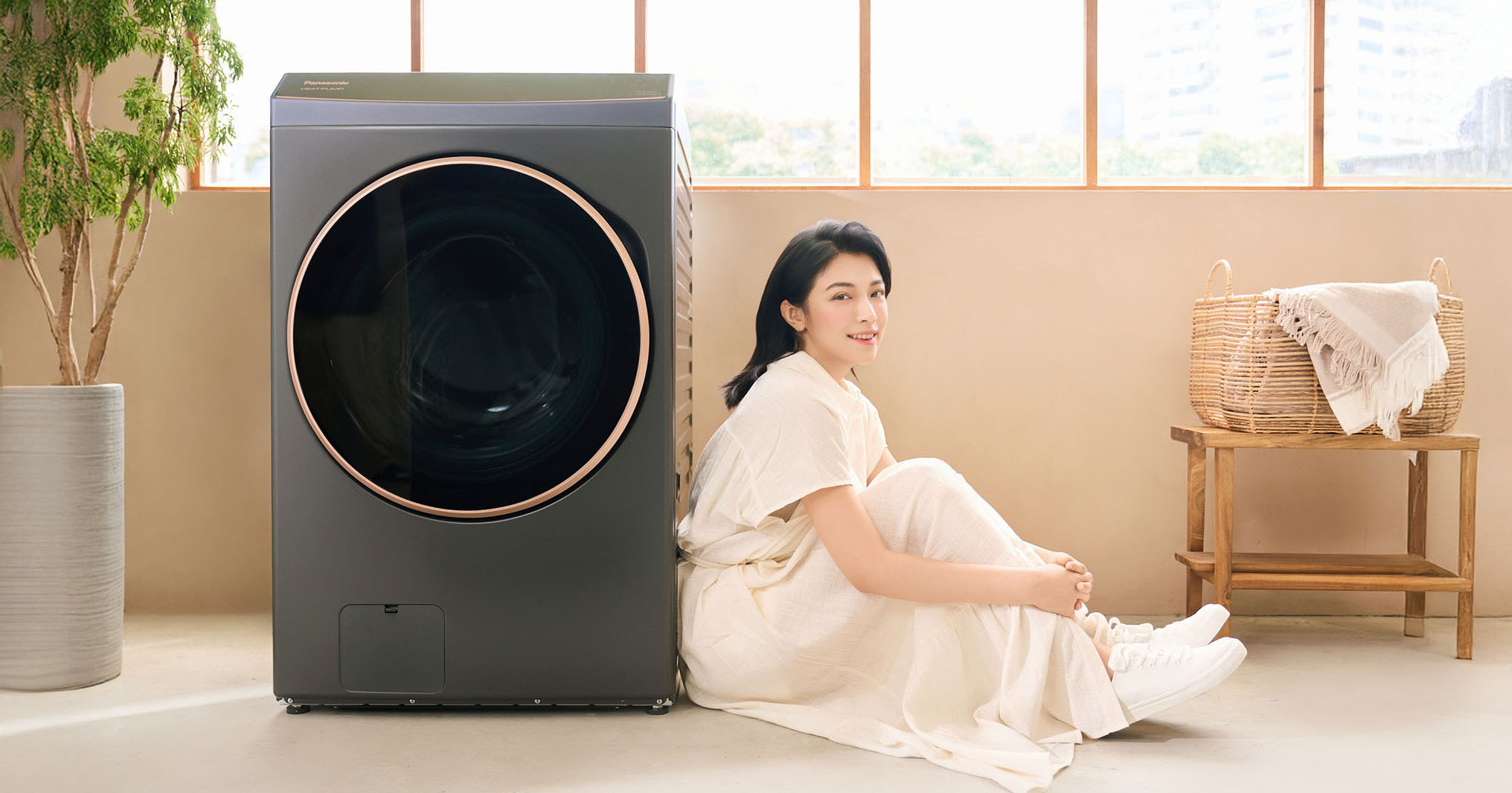 Panasonic NA-V170RPH 熱泵除濕式洗脫烘衣機開箱實測:日系美學搭配 AI 智慧,從洗衣到烘乾全方位呵護衣料