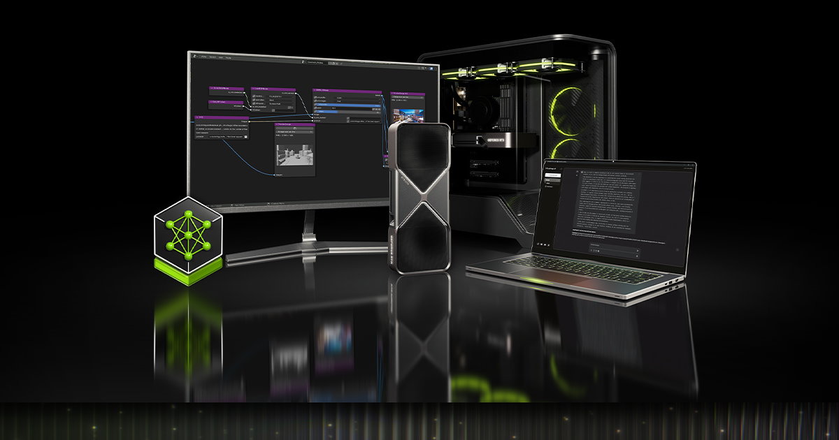 【COMPUTEX 2025】NVIDIA發表AI PC軟體堆疊,透過TensorRT帶來最高2倍運算效能