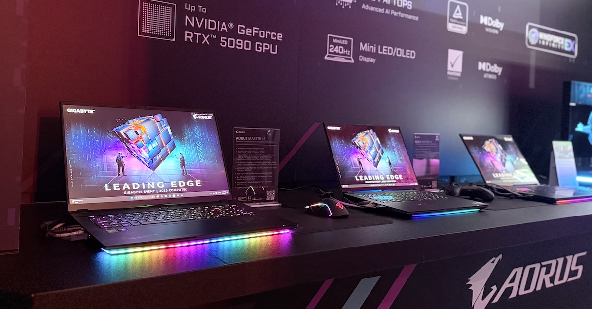 【COMPUTEX 2025】技嘉發布全方位 AI 解決方案,AI TOP ATOM 個人 AI 超級電腦、RTX 5090 AI BOX、AORUS 筆電登場