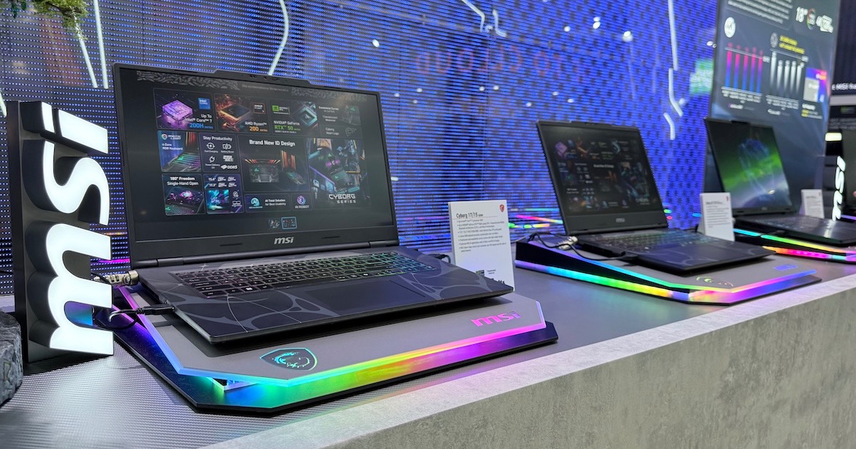 【COMPUTEX 2025】MSI Cyborg A17/A15 AI 搭載 RTX 5060 登場、Claw A8 掌機推出 AMD 版本