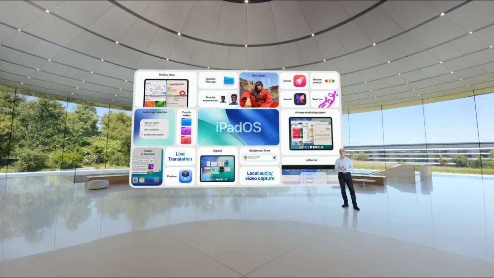 iPadOS 26 提供更類似 macOS 的操作體驗,強化檔案管理與音訊錄製功能